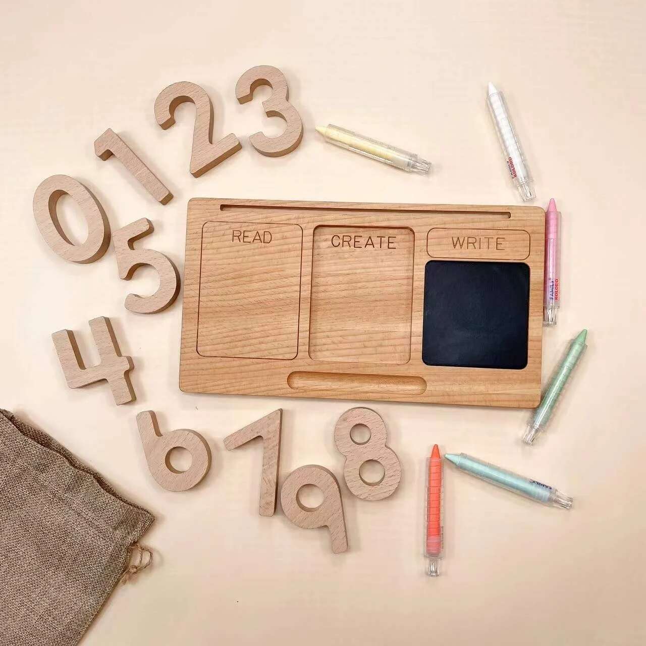 Kids Education Card - New Children Montessori Learning Tablet Learn