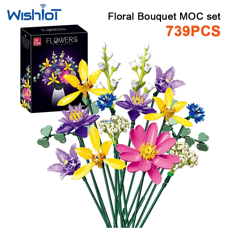 JJ9236 739pcs Flower Bouquet B - огляд і ціна Orchid Kids Education