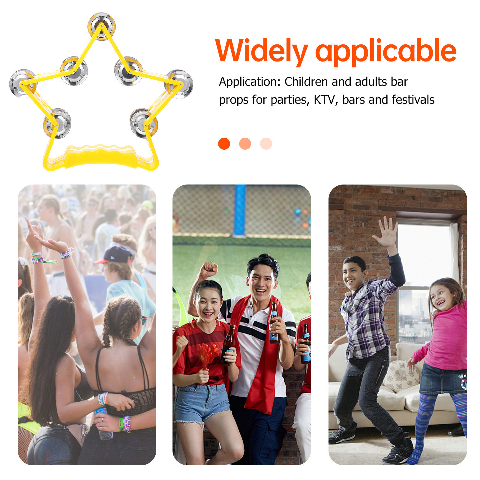 1Pcs Hand Bell Music Rhythm Pe - огляд і ціна Kids Education Bell