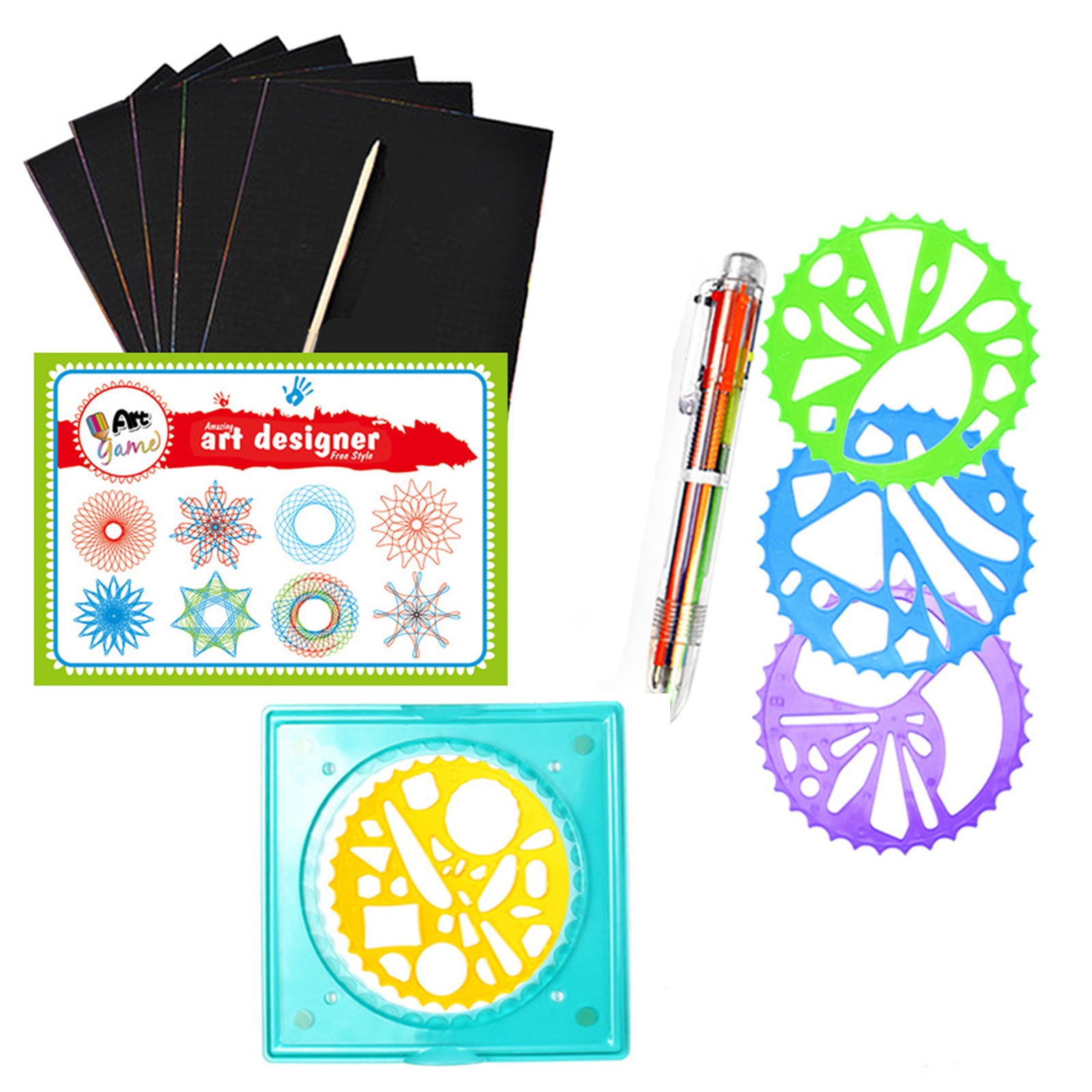 Colorful Spirograph Set Kids M - огляд і ціна Kids Education Gift