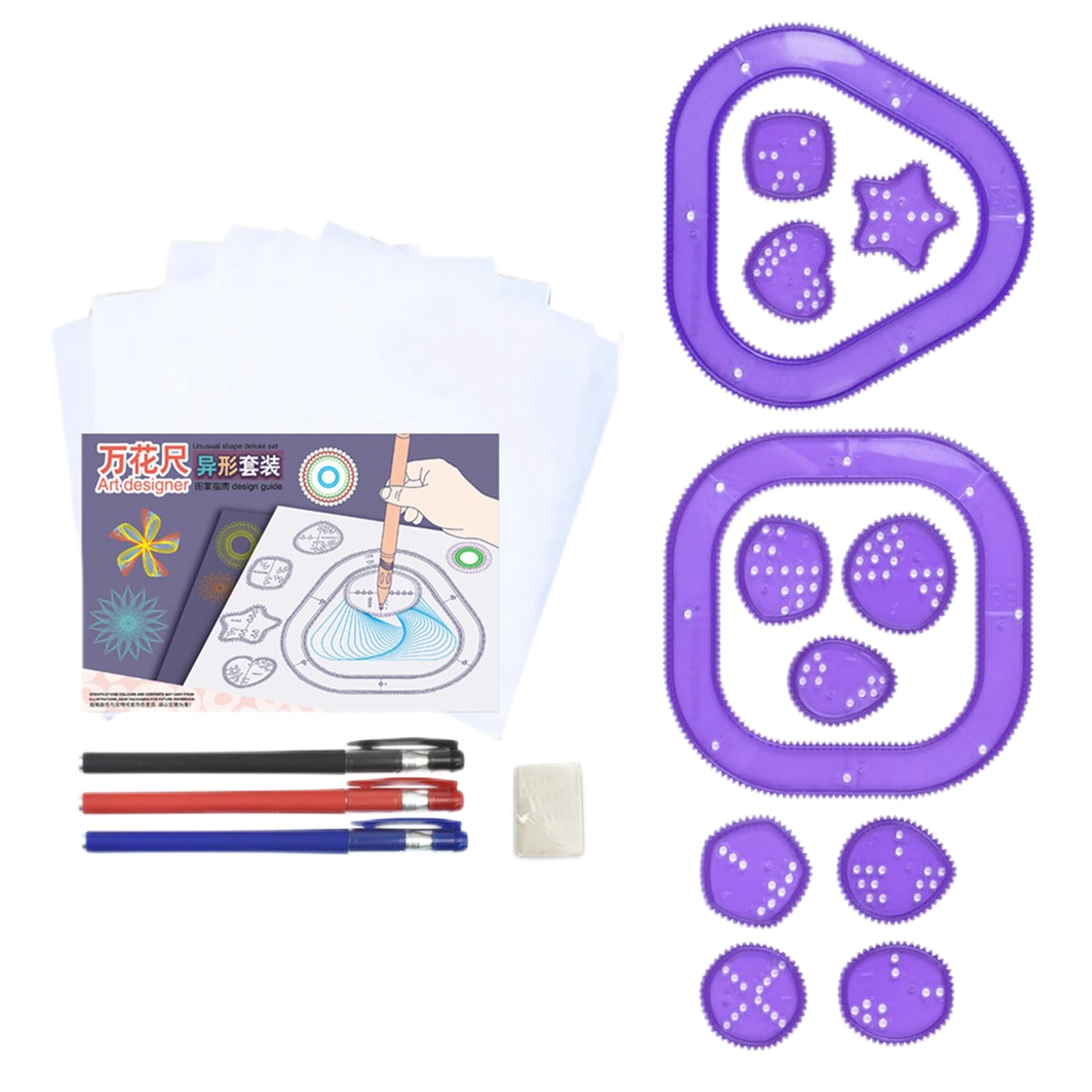 Colorful Spirograph Set Kids M - огляд і ціна Kids Education Gift