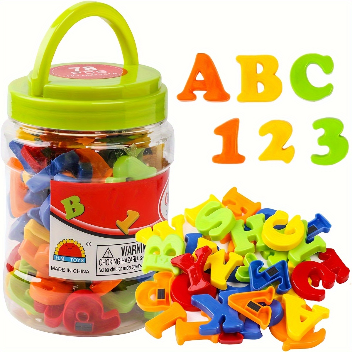 78 PCS Magnetic Letters Number - огляд і ціна Kids Education Alphabet Numbers