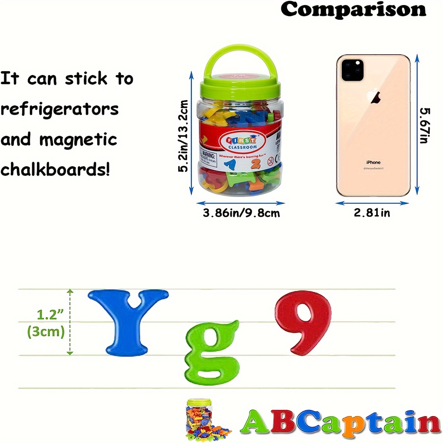 78 PCS Magnetic Letters Number - огляд і ціна Kids Education Alphabet Numbers