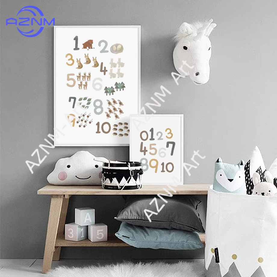 1/2pcs Education Learning Numb - огляд і ціна Kids Education Wallpaper