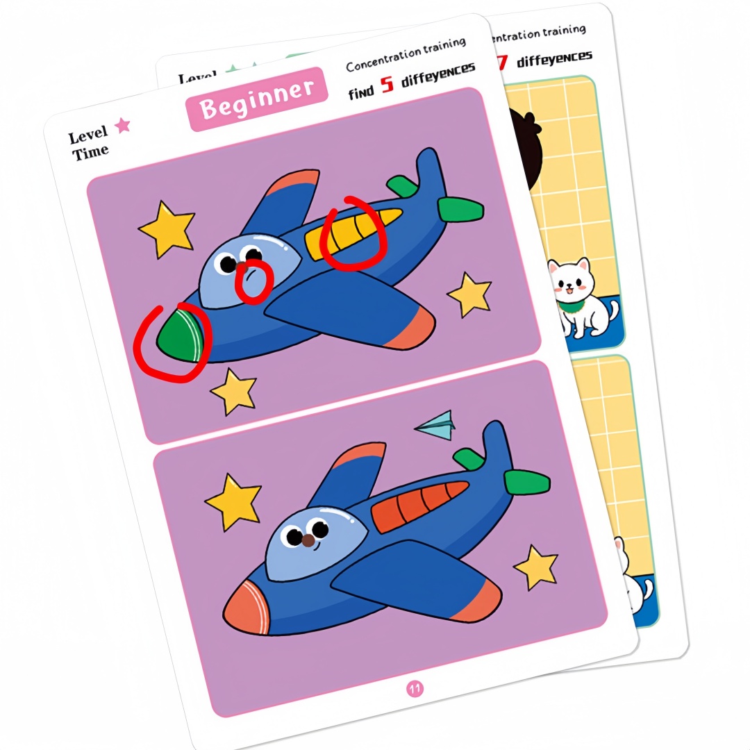 Find Differences Card Game Reu - огляд і ціна Kids Education Card