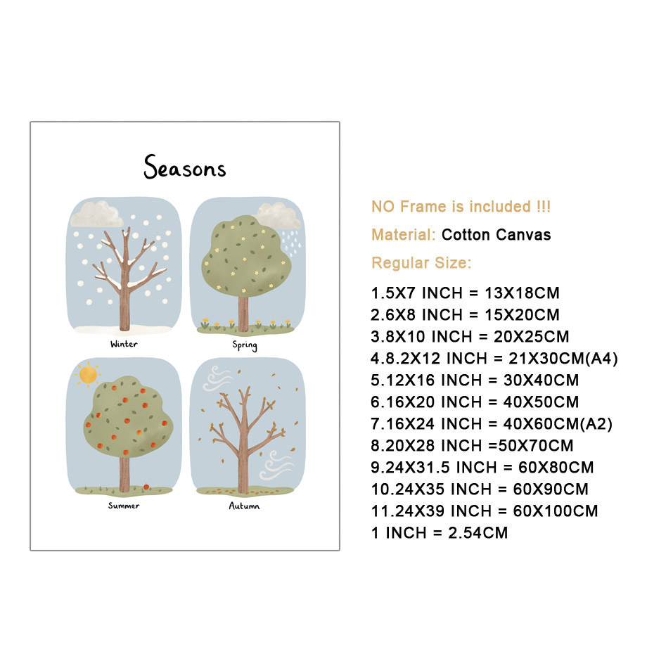 Seasons Shapes Colors Body Num - огляд і ціна Kids Education Alphabet Numbers