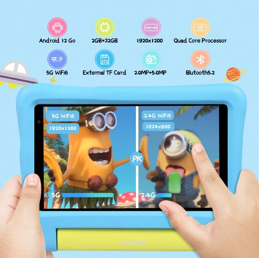 7 Inch 5G WiFi 6 Android12 A13 - огляд і ціна Kids Education Software For Pc