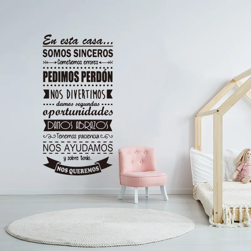 Large Spanish In This House Ru - огляд і ціна Kids Education Quotes