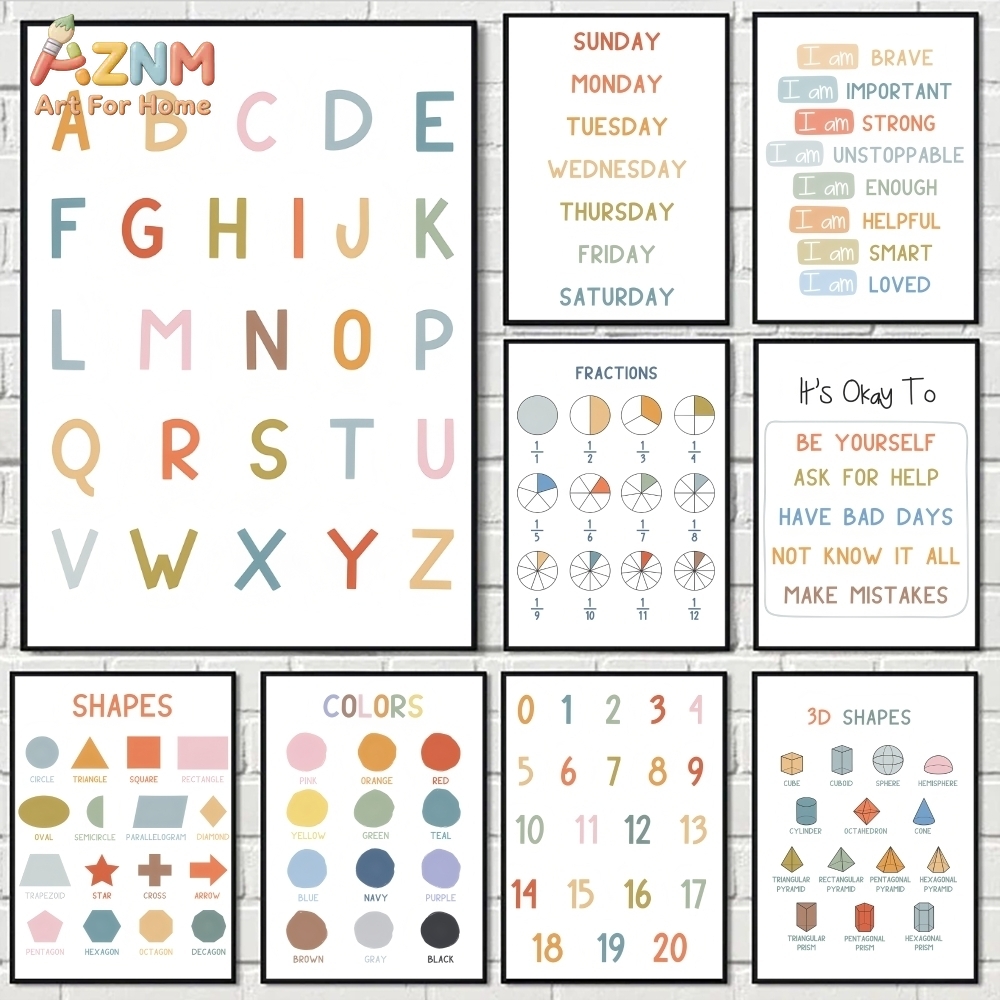 AZNM Educational Alphabet Numb - огляд і ціна Kids Education Alphabet Numbers