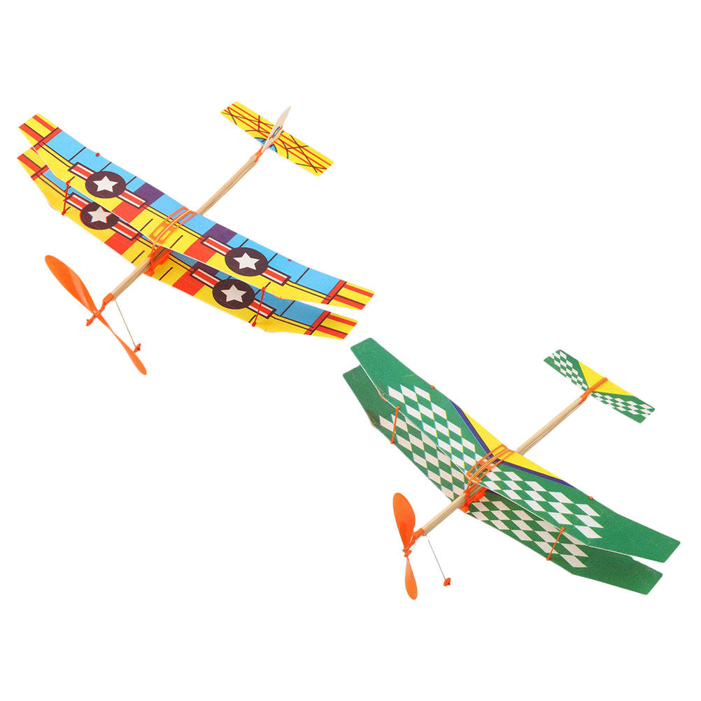2Pcs Rubber Band Powered Airpl - огляд і ціна Kids Education Bond