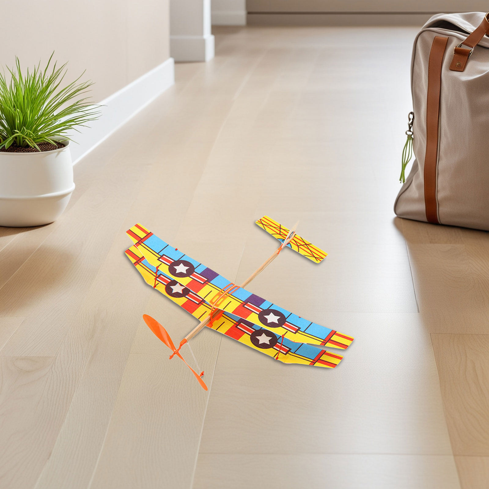 2Pcs Rubber Band Powered Airpl - огляд і ціна Kids Education Bond
