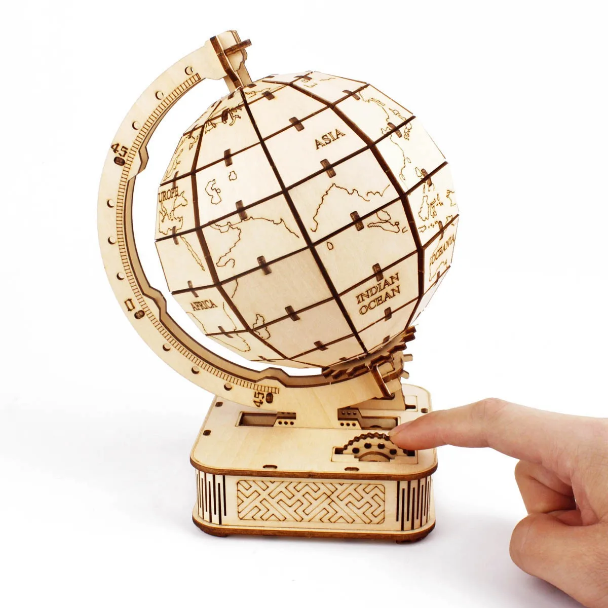 3D Globe Wooden Puzzle Toy Mec - огляд і ціна Puzzle Map World