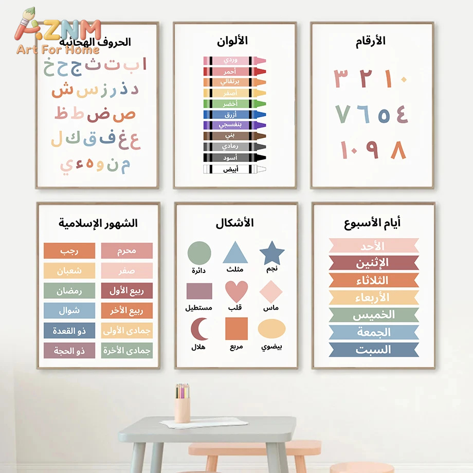 AZNM Arabic Educational Kids C - огляд і ціна Kids Education Alphabet Numbers
