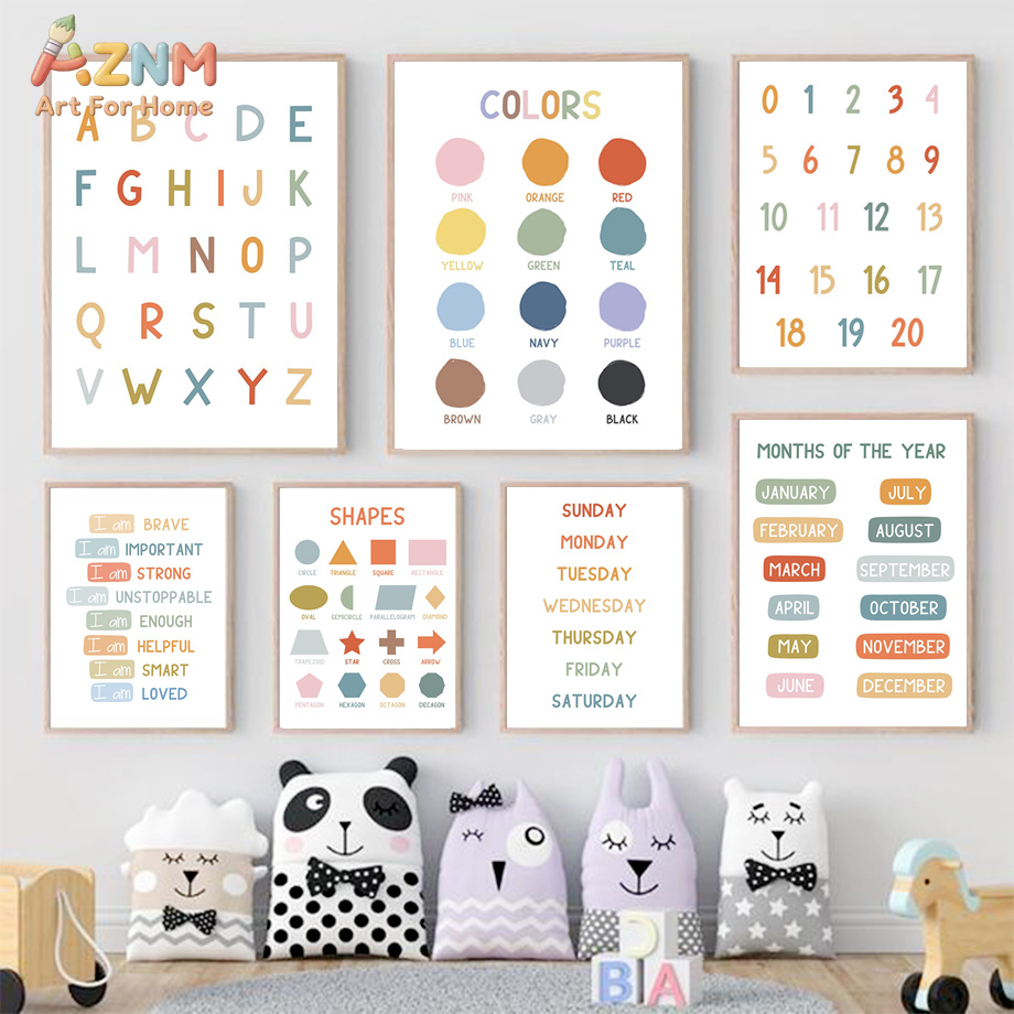 AZNM Educational Kids Learning - огляд і ціна Kids Education Alphabet Numbers