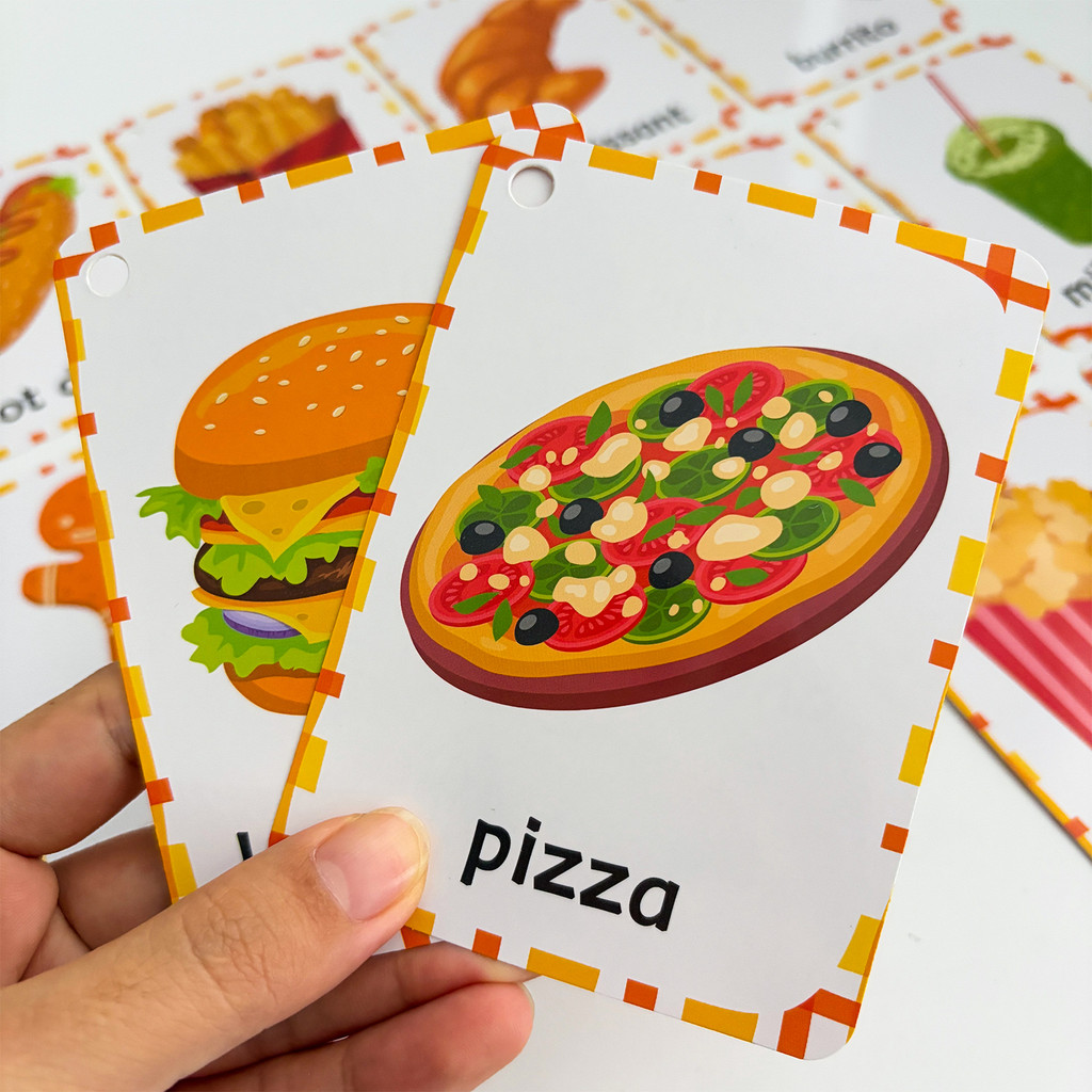 Delicious Food Vocabulary Engl - огляд і ціна Kids Education Card