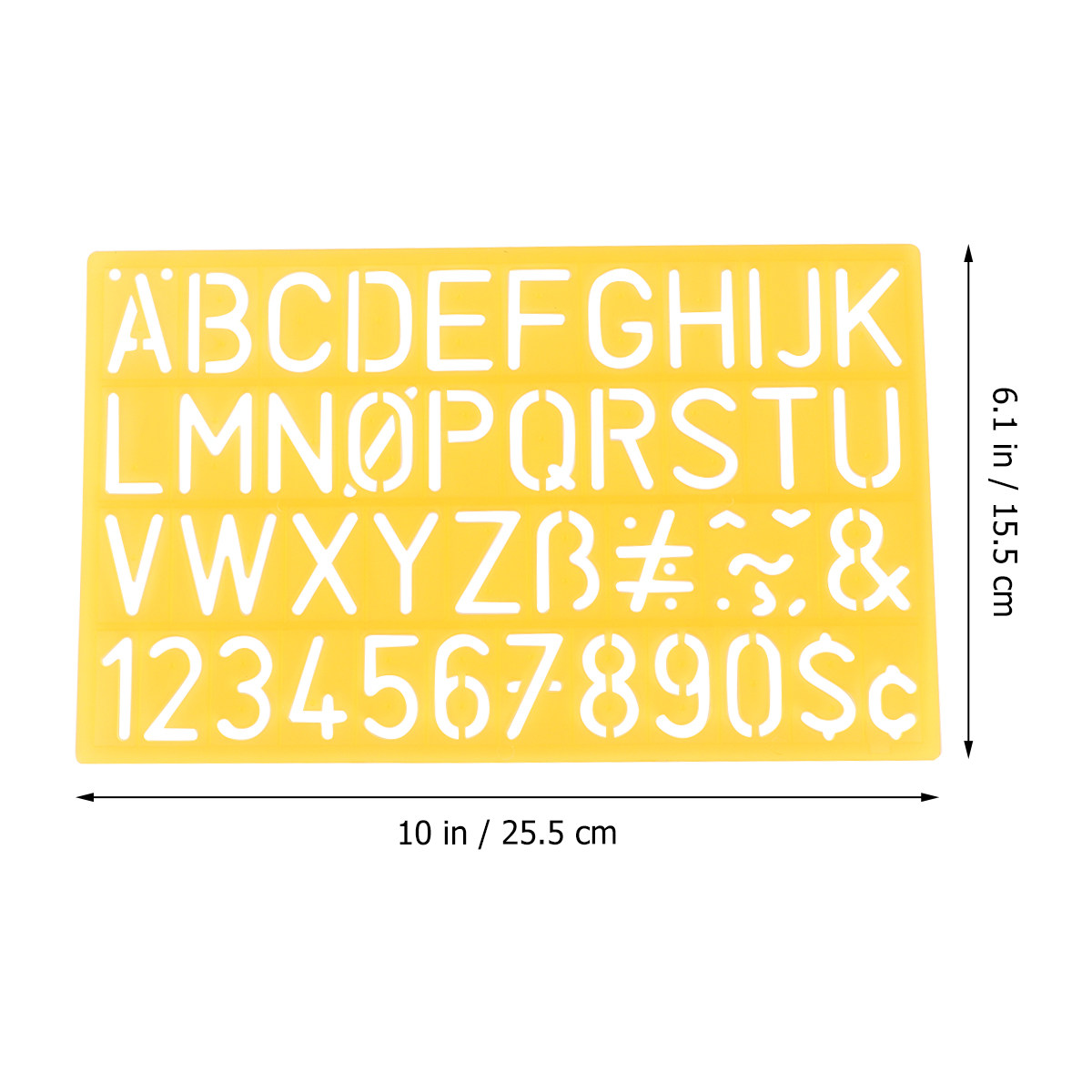 4Pcs Plastic Graffiti Rulers A - огляд і ціна Kids Education Alphabet Numbers