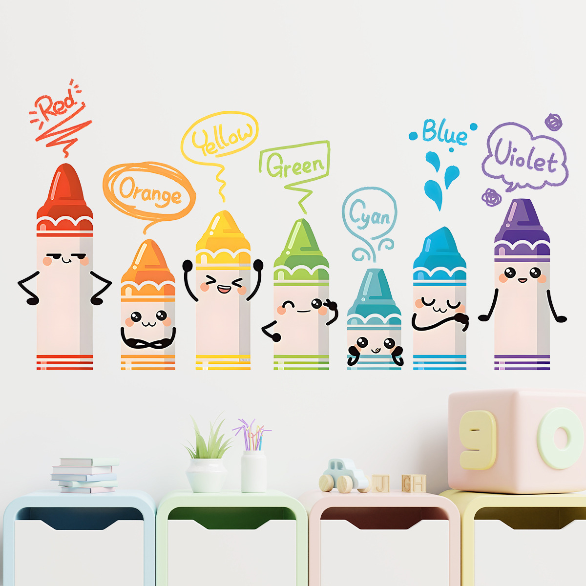 Cartoon Cute Colorful Crayon P - огляд і ціна Kids Education Quotes