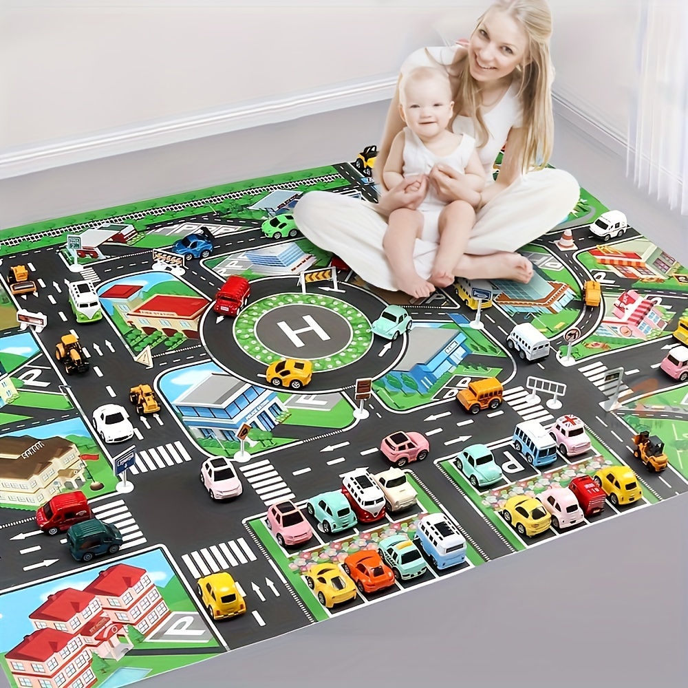 1pc, City Traffic Play Mat, La - огляд і ціна Kids No Education