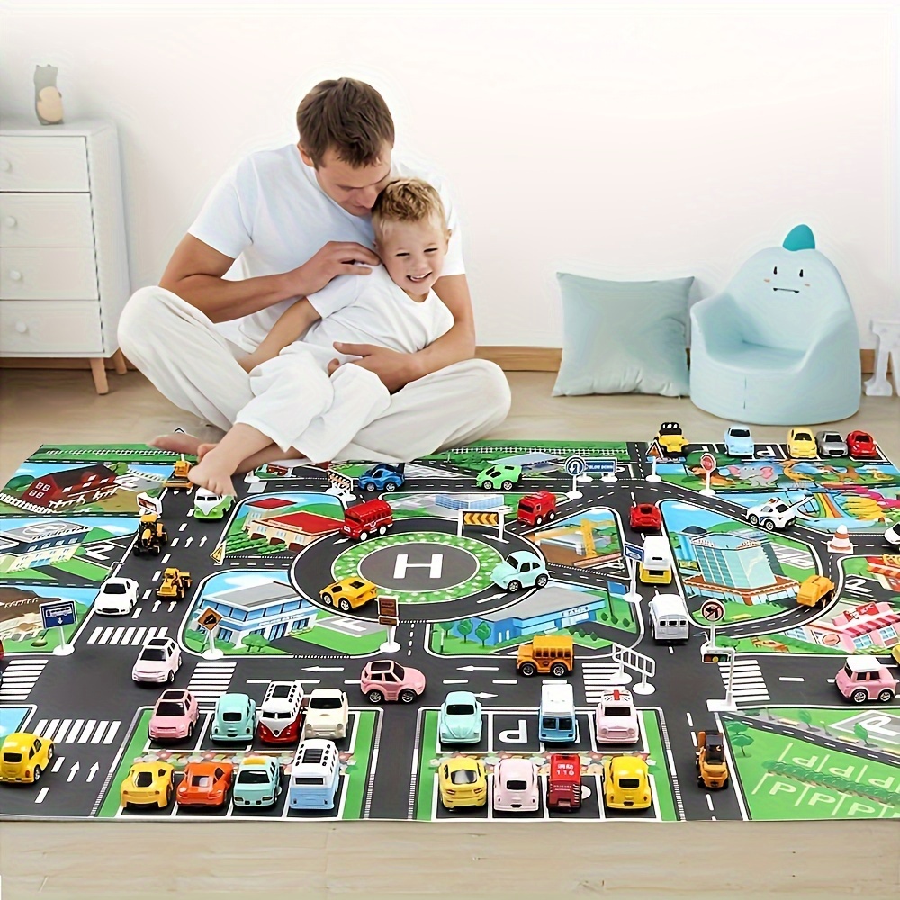 1pc, City Traffic Play Mat, La - огляд і ціна Kids No Education