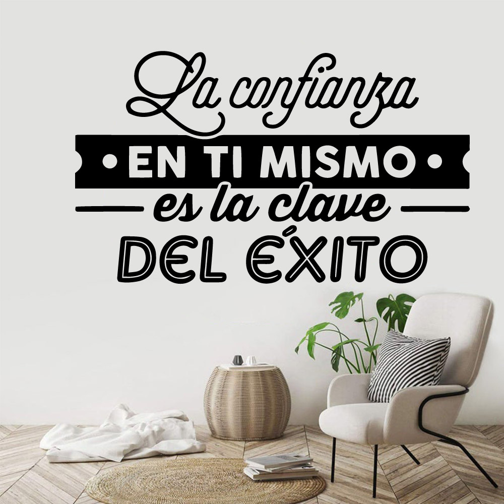 Spanish Text Wall Sticker Self - огляд і ціна Kids Education Quotes