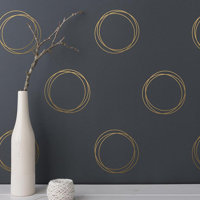 Geometric Ring Circle Wall Sti - огляд і ціна Kids Education Quotes