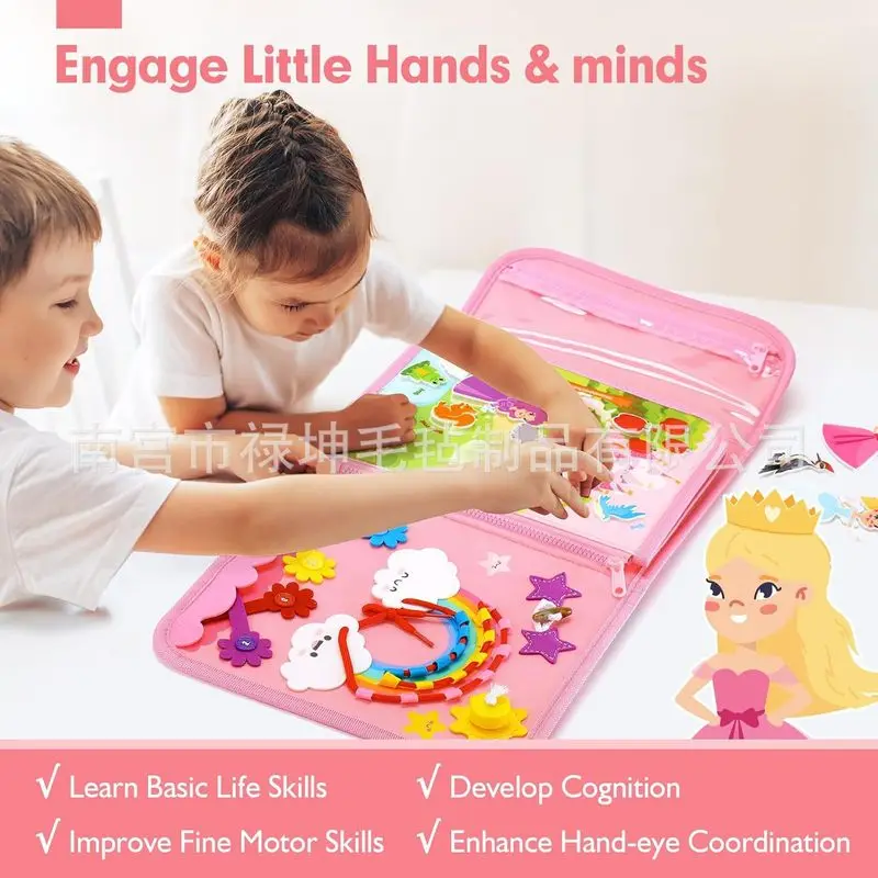 Princess Montessori Felt Busy  - огляд і ціна Kids Education Story