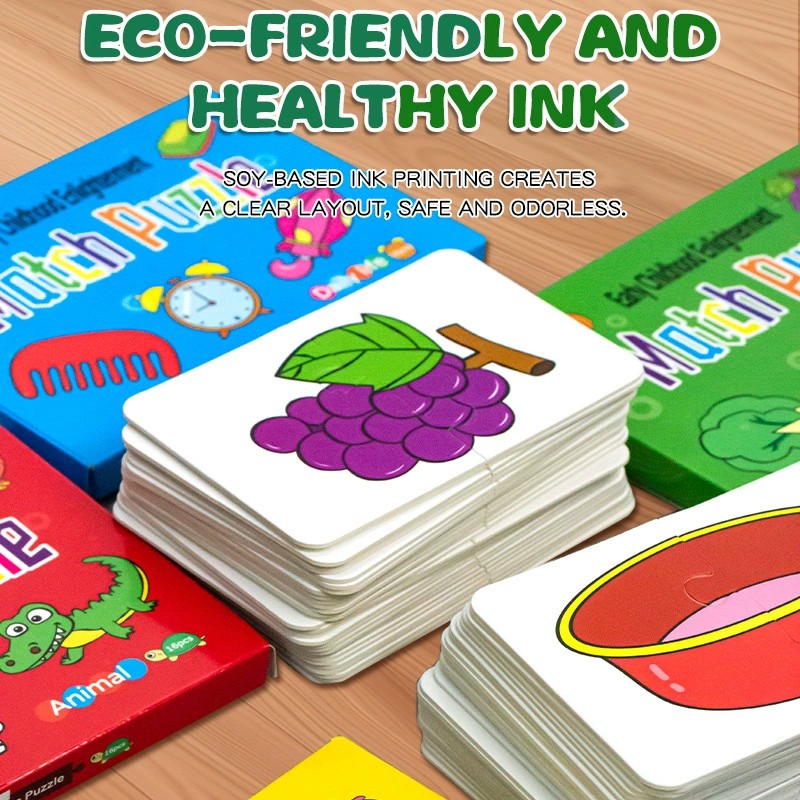 32pcs Matching Card Puzzle Toy - огляд і ціна Kids Education Card