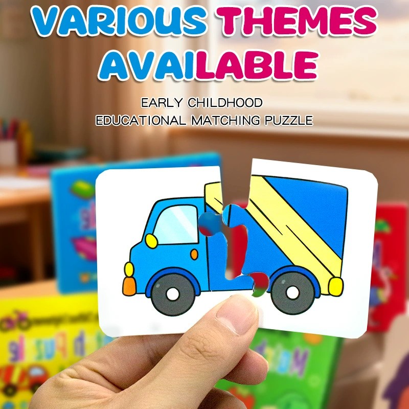 32pcs Matching Card Puzzle Toy - огляд і ціна Kids Education Card