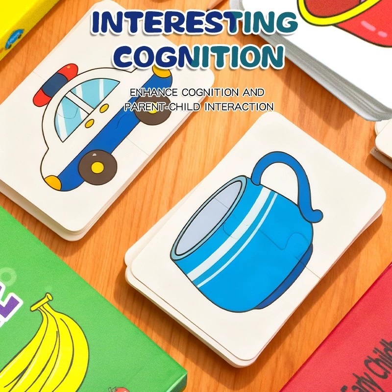 32pcs Matching Card Puzzle Toy - огляд і ціна Kids Education Card
