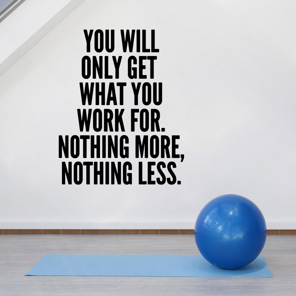 Drop Shipping GYM Wall Art Dec - огляд і ціна Kids Education Quotes