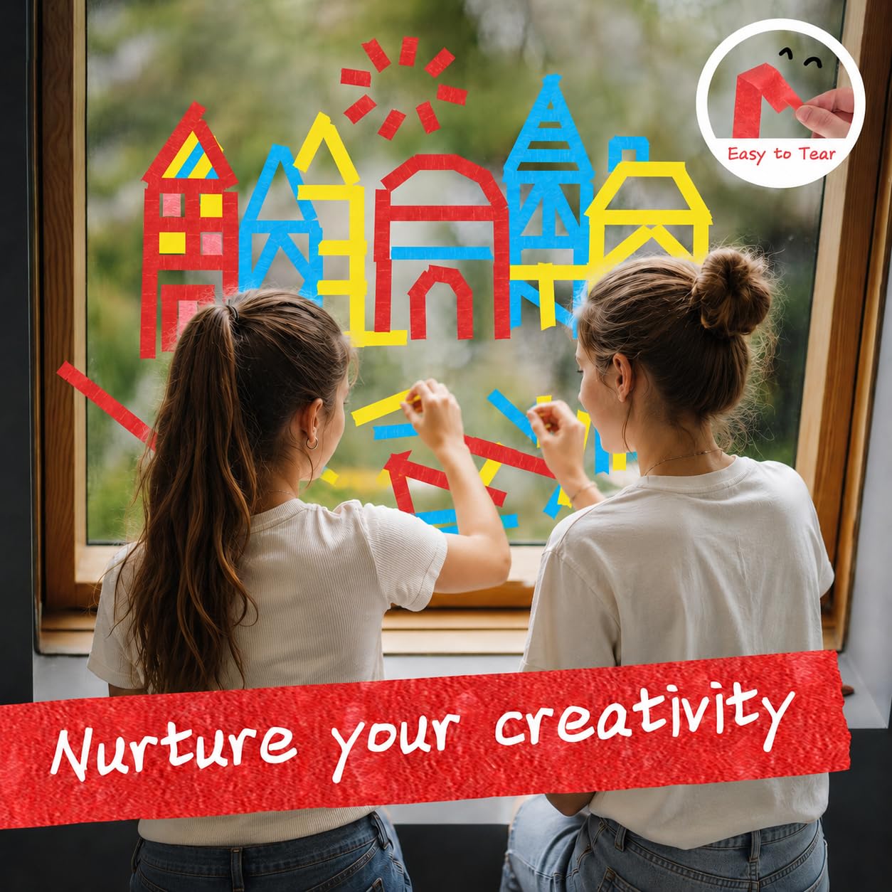 7 Colors Masking Tape, Residue - огляд і ціна Kids Education Wallpaper