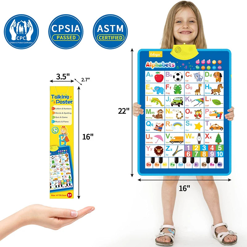 Electronic English Alphabet Wa - огляд і ціна Kids Education Charts