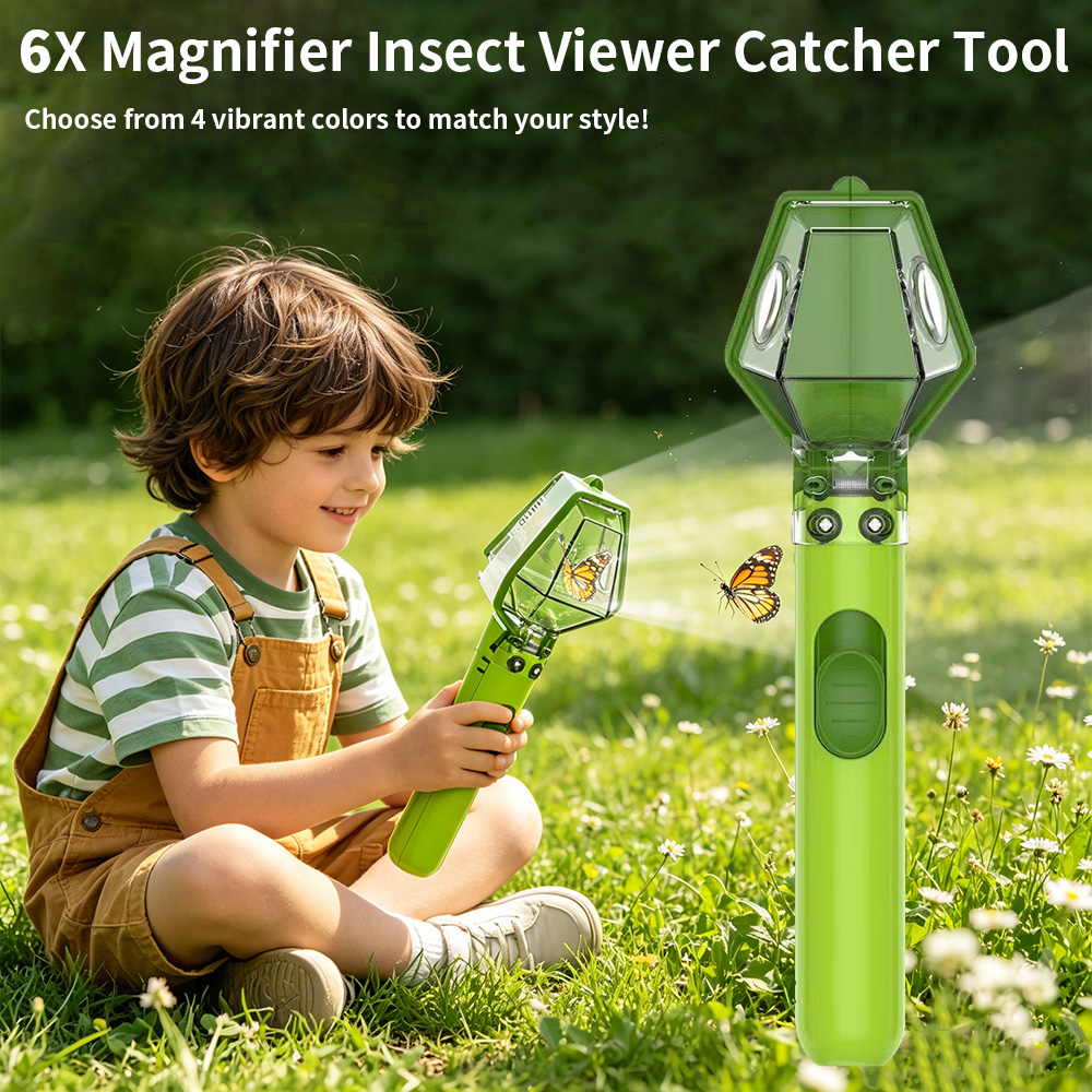 6X Magnifier Kids Bug Catcher, - огляд і ціна Kids No Education