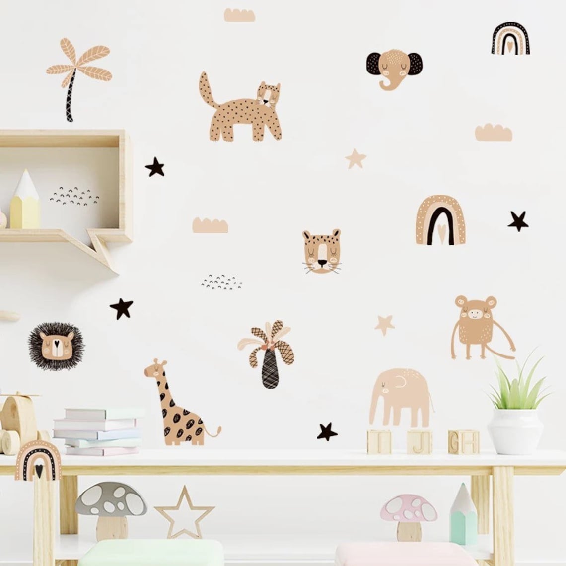 Boho Cartoon Rainbows Star Cut - огляд і ціна Kids Education Quotes